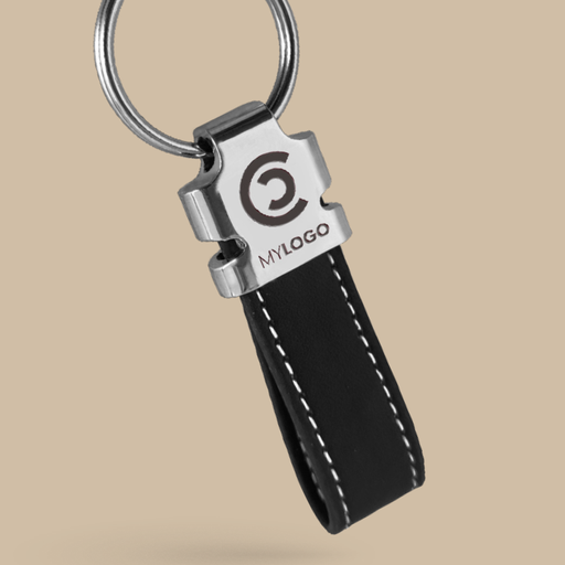 Porte clés en similicuir